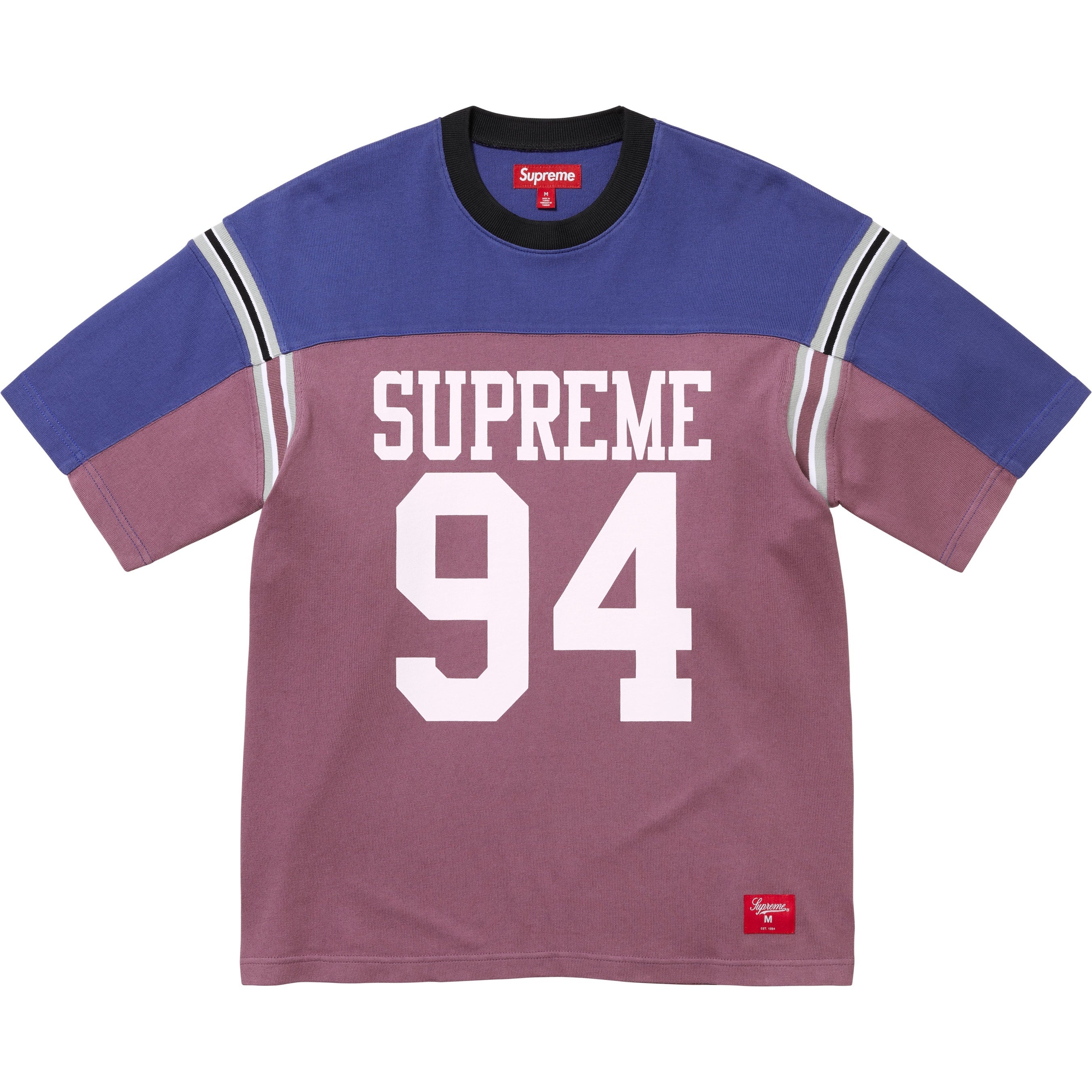 Split S/S Football Top view 7